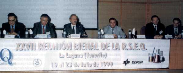 XXVII Reunión Bienal de la Real Sociedad Española de Quimica - La Laguna (1999)